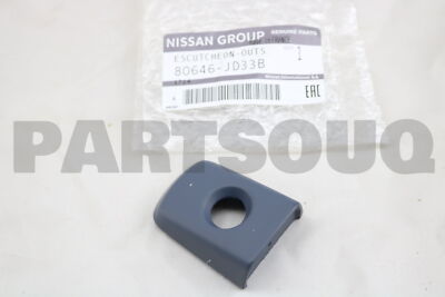 80646JD33B Genuine Nissan ESCUTCHEON ASSY-DOOR OUTSIDE HANDLE