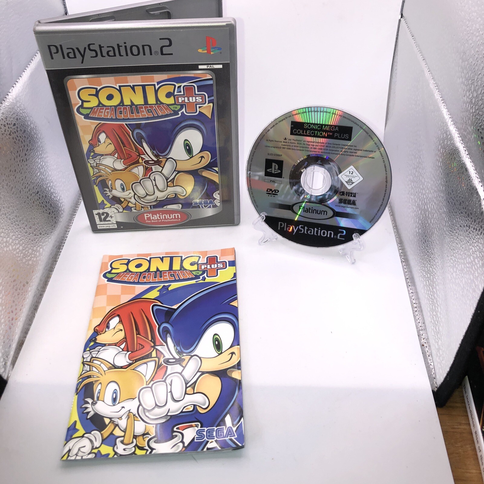 Sonic Mega Collection Plus -- Platinum Edition PlayStation 2 Game With Manual