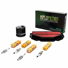 Wartung für Suzuki GSR 600 B9 GSR600 2006-11 Set Luftfilter Ölfilter Zündkerzen