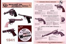 Colt 1941 Revolvers and Automatic Pistols Catalog