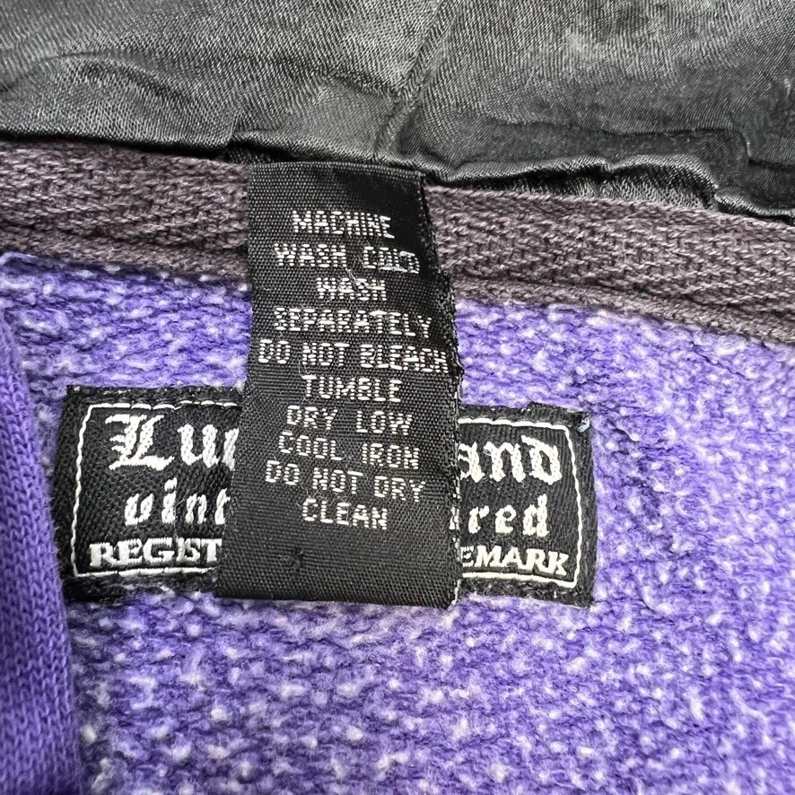 VETEMENTS Felpa con cappuccio Lucky donna extra large Spell Out full zip hype hip palestra core