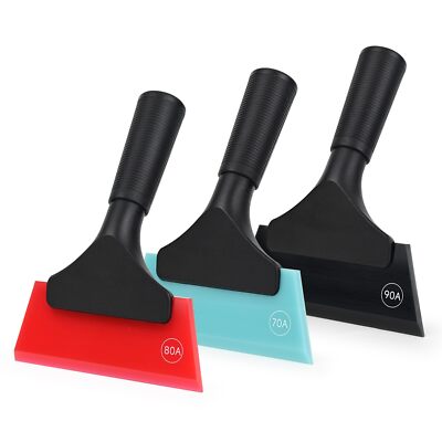 Multi-Purpose Small Rubber Squeegee for Window, Glass, Shower Door, Car Winds...
