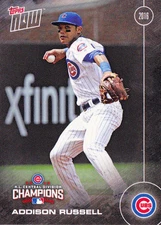 2016 TOPPS NOW CHC-7 Addison Russell CHICAGO CUBS NL Central Champions Set Break