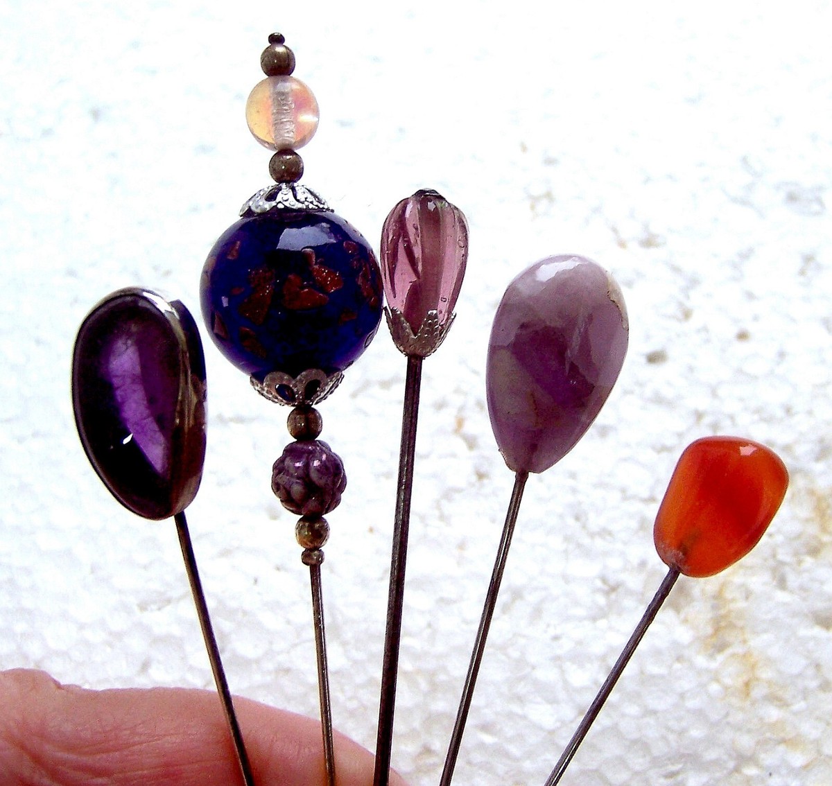 5 Antique 1920’s hat pins Antique Hatpins: Stylish Self-Protection - Antique Trader main image 3