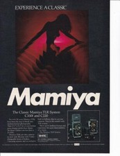 1977 Mamiya C220  C300f Camera Print-Ad / Nude Woman/ Great Photo