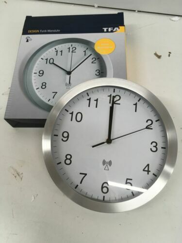 TFA Dostmann Pendeluhr - Moderne Wanduhr In Silber  Produktbild-Vorschau 9