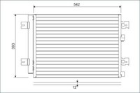 Valeo 814077 Kondensator, Klimaanlage FüR Dacia Lada Renault