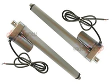 2 Linear Actuators 12" inch Stroke Heavy Duty 12 Volt DC 200 Pound Max Lift Set