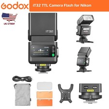 Godox iT32 TTL Camera Flash for Nikon  X5N Flash Trigger Magnetic Hot Shoe