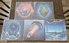 Journey 5 Vinyl Record Lot- Escape, Frontiers, Raised On Radio, Etc- NO RESERVE!