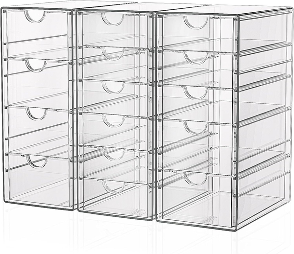 Schreibtisch Organizer Acryl Mit 15 Schubladen FüR Kosmetik & BüRo}-image
