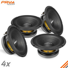 4x PRV 8" Midbass Speakers 8MB500 Car Audio 8 Ohm 2000 Watts
