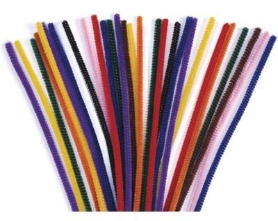 Colorations 12'' Pipe Cleaners - 100 Piece Value Pack, 10 colors, 10 Each NEW
