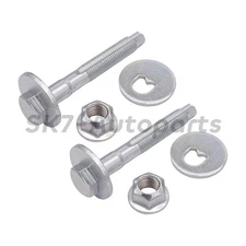 For AUDI VW Lower Rear Suspension Toe Alignment Eccentric Bolt Nut Kit 2 Pieces