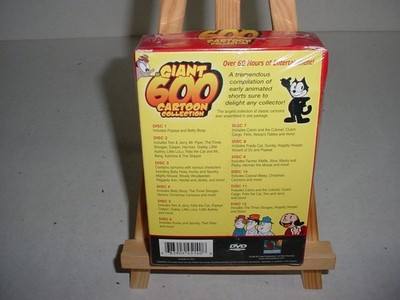 Giant 600 Cartoon Collection 60 Hours (12 DVD Set) 683904451408| eBay