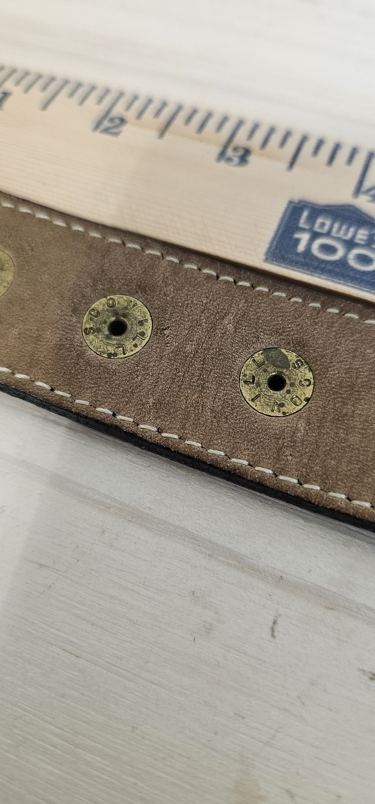 Streets Ahead Black Leather Belt M Brass Chain Medallion Whimsy Renfaire Fairy