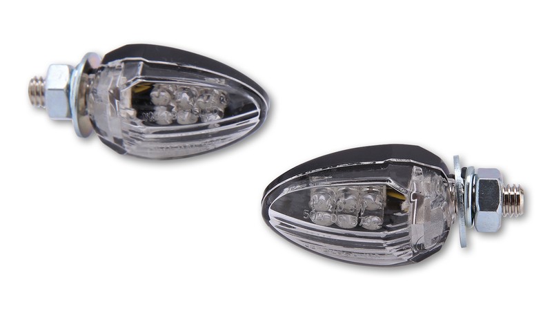 Clignotant LED HIGHSIDER smart Drop en aluminium CNC haut de gamme