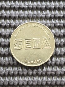 Sonic Hedgehog Welcome To Sega World Park Coin Token Rare Promo GENESIS SATURN 