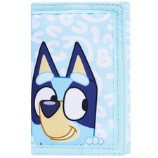 Bluey Boys Logo 3 Fold Wallet Hook-and-Loop Novelty Gift