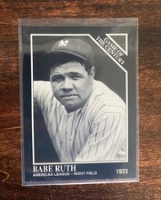 1993 the Sporting News Conlon Collection Babe Ruth #663 Yankees