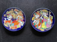 2 Sammelteller Rosenthal Björn Wiinblad Orient. Nachtmusik Motiv 1 und 2 Vintage