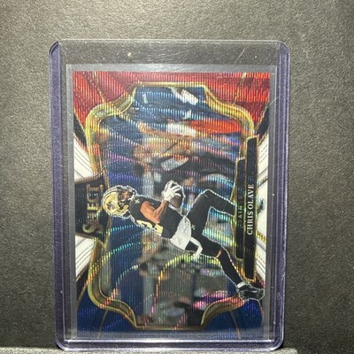 2025 Panini Select Chris Olave Field Level Tri-Color Prizm #/99 Saints