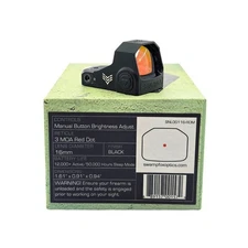 Swampfox Sentinel 3MOA 1x16 Micro Reflex Red/Green Dot Sight RMSc Cut Footprint