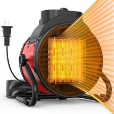 Outdoor Patio Heaters - 1500W Portable Electric Garage Heater with 2S Fast 