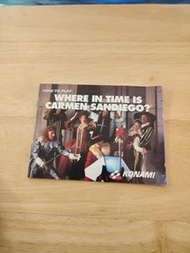 Where In Time Is Carmen Sandiego Nintendo NES with Manual Cleaned and Tested