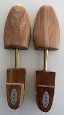 Gucci Shoe Trees Wooden Men's Size Large Italy Woods V 