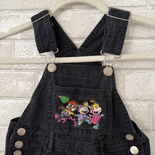 Vintage Rugrats 1996 Nickelodeon Denim Overalls Kids Sz 5T - RARE