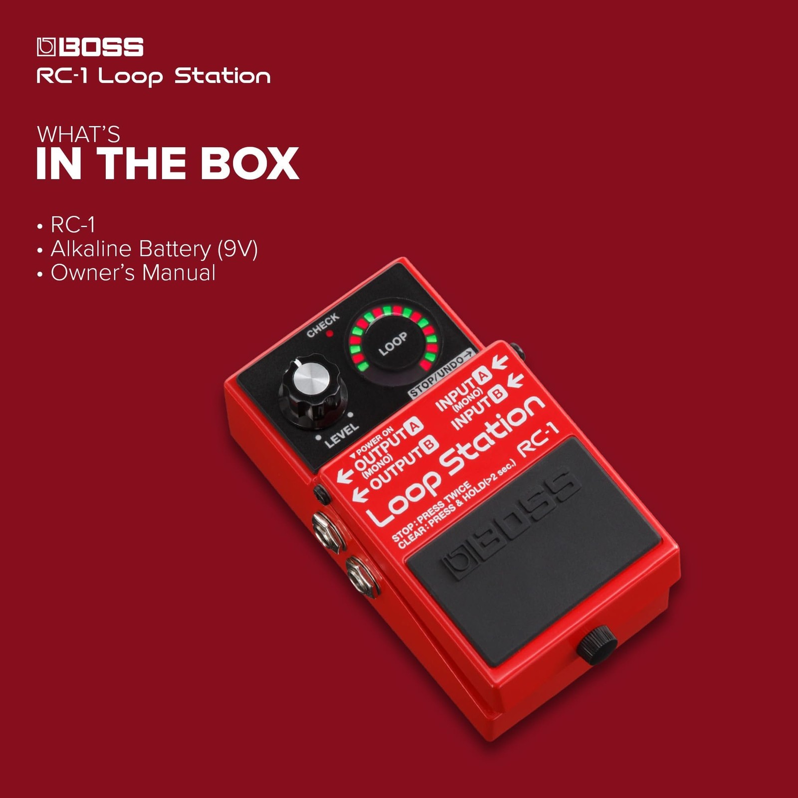 Boss RC-1 Loop Station - image 3