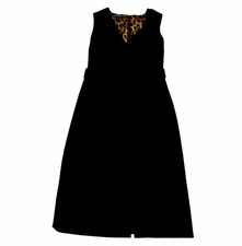 Dolce & Gabbana sleeveless black sheath, size IT 40 (about US 4 / UK 8 / EU 36).