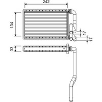 Valeo 811578 WäRmetauscher Innenraumheizung FüR Honda Civic FN FK FD FA