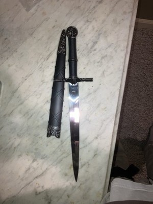 Sharp Geralt of Rivia school of Wolf long dagger stainless steel 