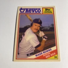 1988 Topps Revco League Leaders Baseball Card #16 Wade Boggs
