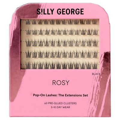 Pop-On Lashes - DIY 1-Step Pre-Glued Faux Eyelash Clusters, Natural Look Exte...