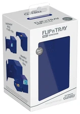 Ultimate Guard Blue Flip n Tray 100+ Monocolor Deck Case Card Box Xenoskin ccg