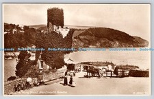 R817743 Dartmouth Castle Battery Point WHS Kingsway Real Photo Series PM Lymouth