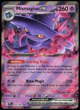 Carta Pokemon Mismagius ex 036/094 Doppia Rara Fiamme Fantasmatiche Holo Near Mint