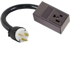 Universal EV Electric Car Charger Adapter Cable 6-20P 3-Pin 220/250V Male Plu...