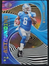 2020 Panini Illusions - Astounding D'Andre Swift #A5 Light Blue /299 (RC)