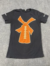 Dutch Bros Coffee Football Graphic Shirt Adult Extra Small Short Sleeve Black