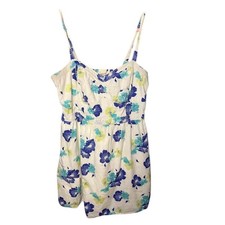 American Eagle Outfitters Dress Juniors Size XL A-Line Floral Y2K Short Hawaiian