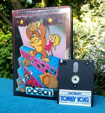DONKEY KONG Ocean Software 1986 VERY RARE Amstrad CPC Disk wallet game NO MANUAL