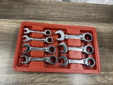 Gearwrench 7pc Sae Stubby Ratcheting Combo Wrench Set 38 To 34 9507d