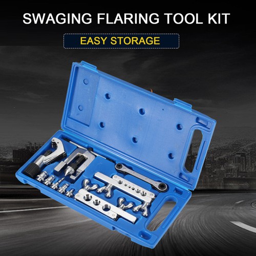 Flaring and Swaging Tool Kit for Soft Refrigeration Copper Tubing Flaring Set