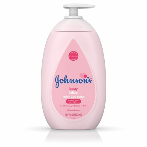 Johnson Moisturizing Pink Baby Lotion with Coconut Oil 16.9 Ounces - Picture 8 of 8