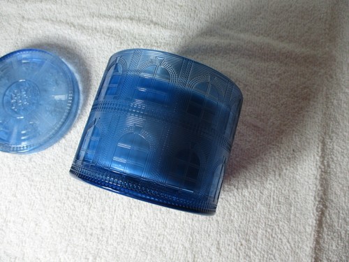 Homeworx Harry Slatkin Azul Elegante Vidrio 3 Mechas Vela 14oz Muérdago Esmerilado Nuevo - Imagen 6 de 8