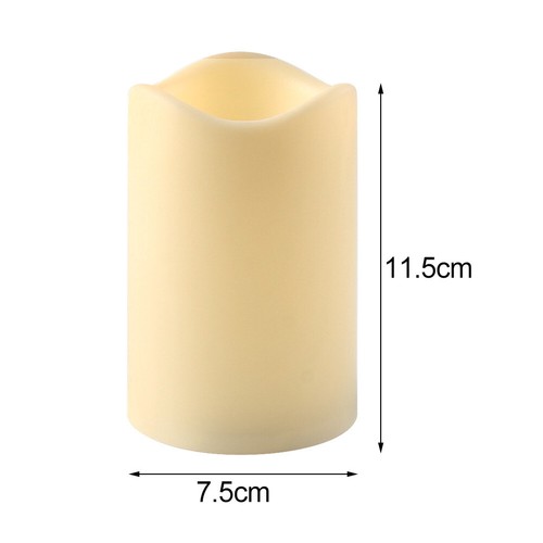 US Flameless Pillar Candle Flickering Moving Wick LED Candles Remote Ivory 3 PCS - Picture 13 of 21